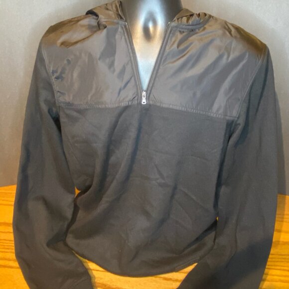 Michael Kors Linde hooded jacket Black size Medium - Picture 1 of 5
